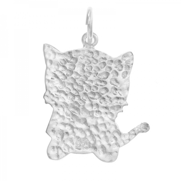 Colgante gato Plata de Ley