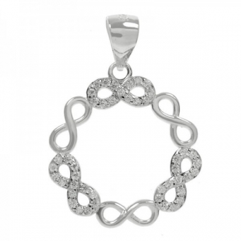 Colgante infinitos Plata de Ley