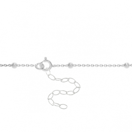 Tobillera cadena de bolitas
