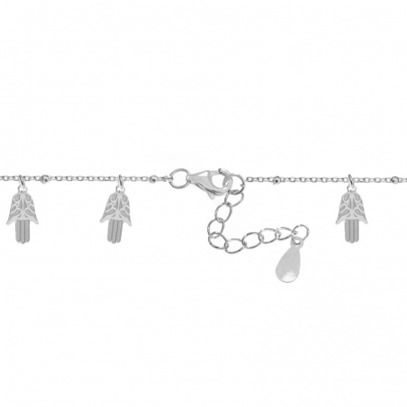 Pulsera abalorios mano de Fátima Plata de Ley