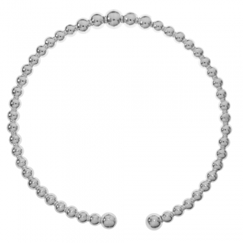 Pulsera abierta bolas
