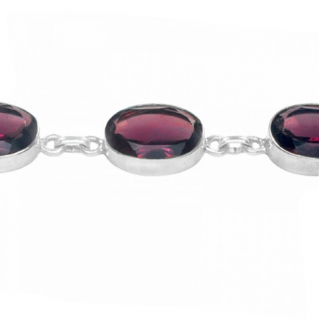 Pulsera topacio Plata de Ley