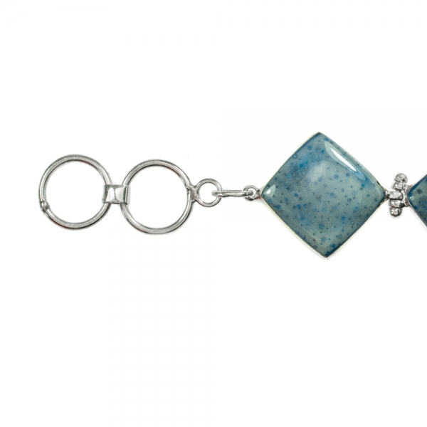 Pulsera rombos lapislázuli