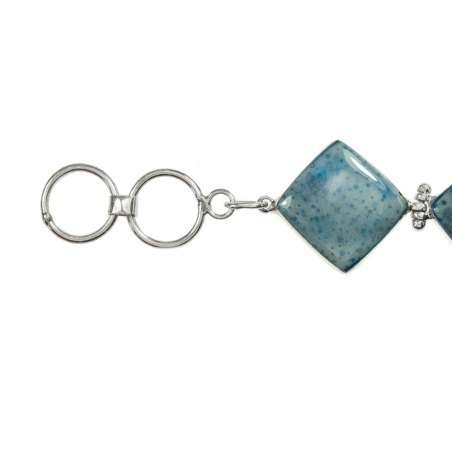 Pulsera rombos lapislázuli