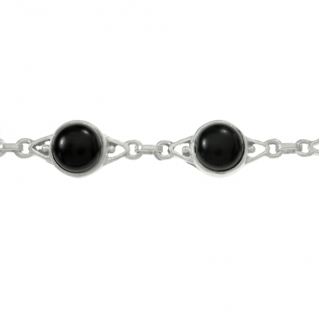 Pulsera ónix Plata de Ley