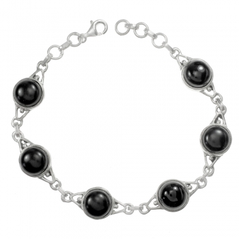 Pulsera ónix Plata de Ley