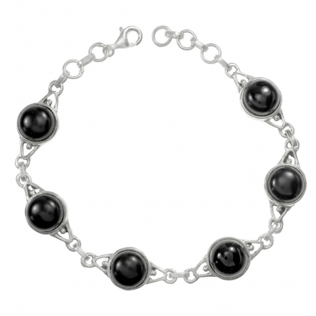 Pulsera ónix Plata de Ley