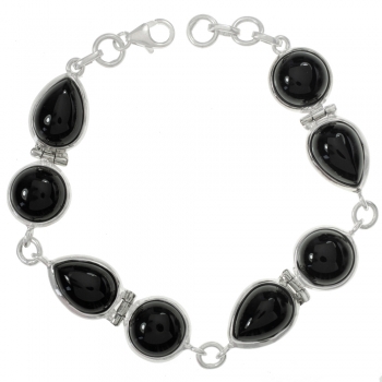 Pulsera mix ónix Plata de Ley