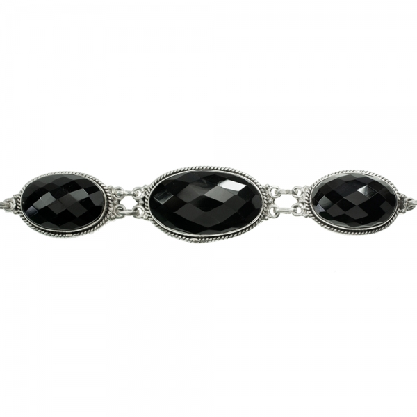 Pulsera XL ónix facetado