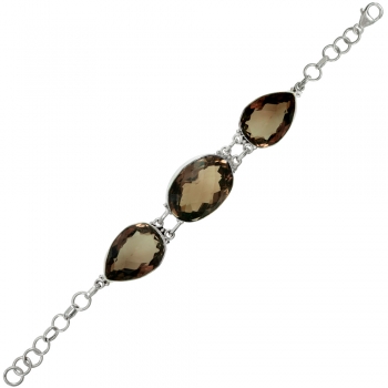 Pulsera XL cuarzo fumé