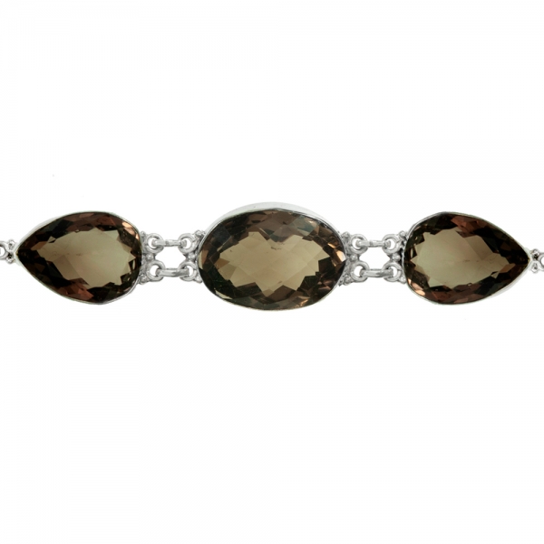 Pulsera XL cuarzo fumé