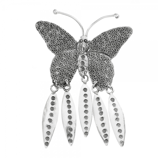 Collar gran mariposa con amatista