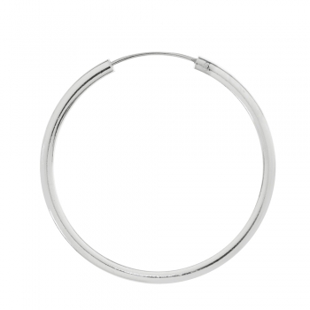 Pendientes aro grueso Plata de Ley 2