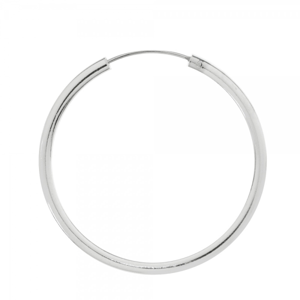 Pendientes aro grueso Plata de Ley