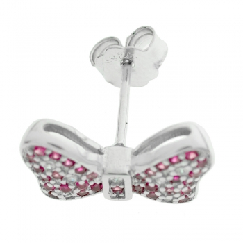 Pendientes lazo bicolor 2