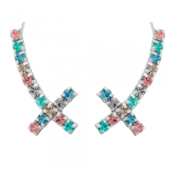 Climbers cruz con circonitas