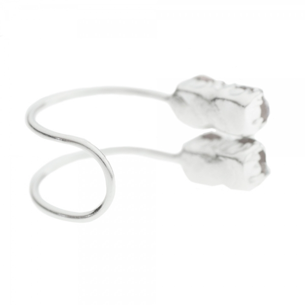 Ear cuff con circonitas de colores