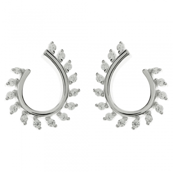 Pendientes espiga brillo