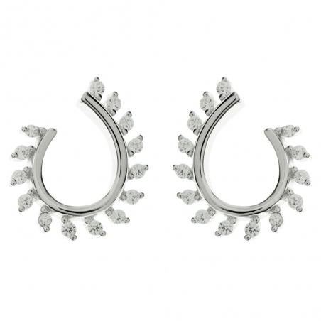 Pendientes espiga brillo