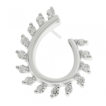 Pendientes espiga brillo 2