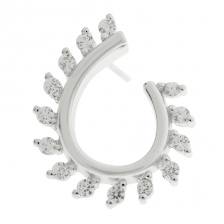 Pendientes espiga brillo