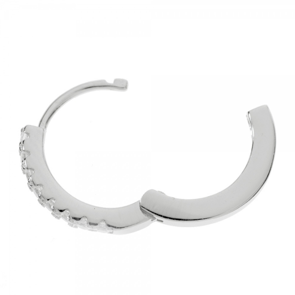 Aros brillo Plata de Ley