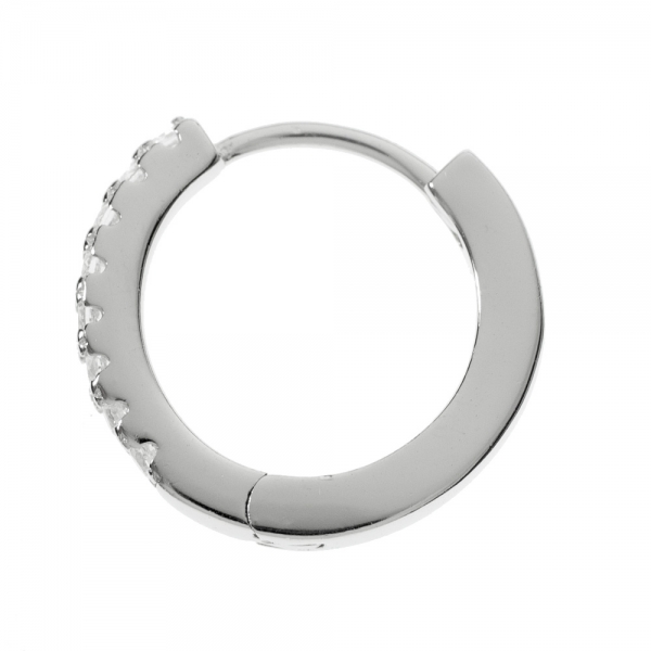 Aros brillo Plata de Ley