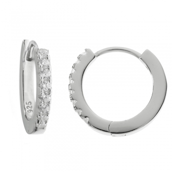 Aros brillo Plata de Ley 2