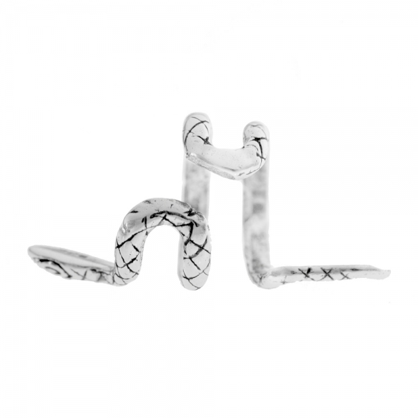 Ear cuff serpiente Plata de Ley