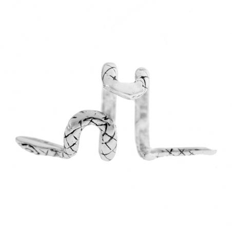 Ear cuff serpiente Plata de Ley