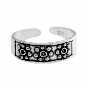 Anillo pie flores