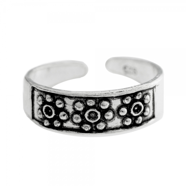 Anillo pie flores