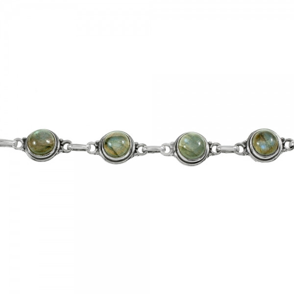 Pulsera piedra natural redonda