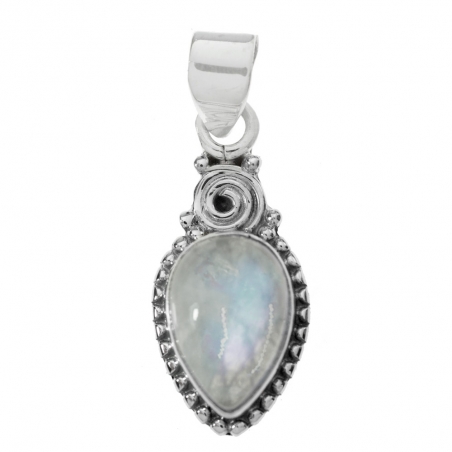 Colgante piedra natural gota invertida