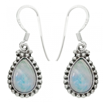 Pendientes gota piedra natural 2