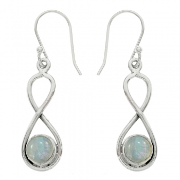 Pendientes infinito piedra natural 2