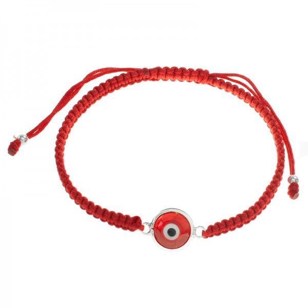 Pulsera macramé ojo turco
