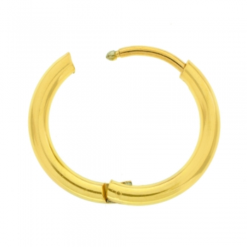 Aros dorados acero 2