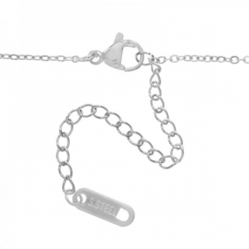 Collar Karma con abalorios acero 2