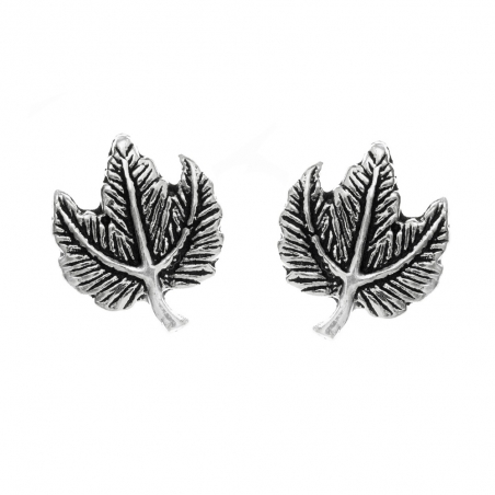 Mini pendientes hoja