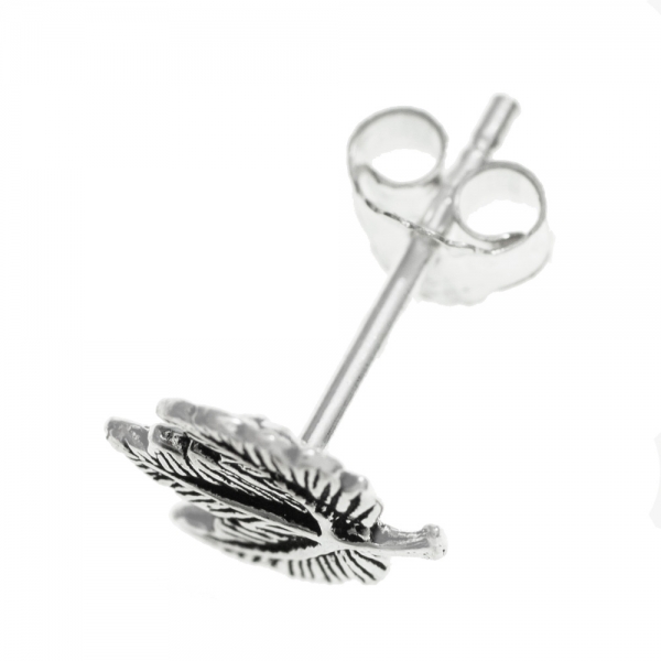 Mini pendientes hoja