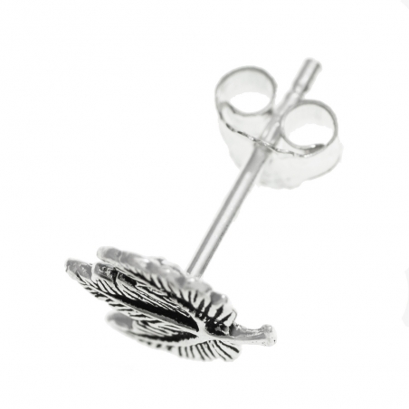 Mini pendientes hoja