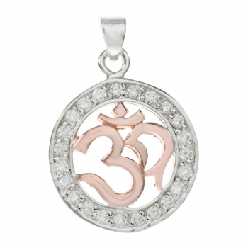 Colgante símbolo Om Plata de Ley