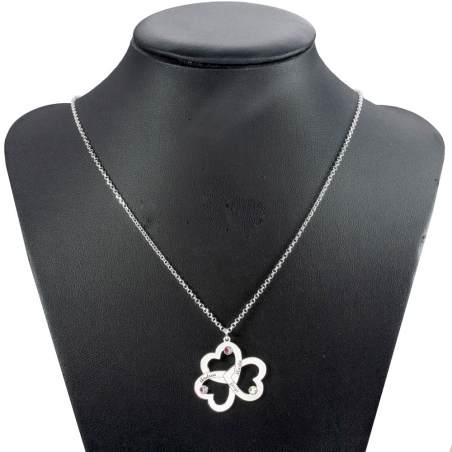 Collar triple corazón personalizado