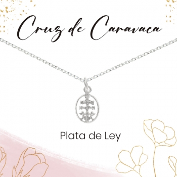 Medalla Cruz de Caravaca oval