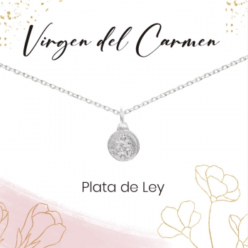 Mini escapulario Virgen del Carmen