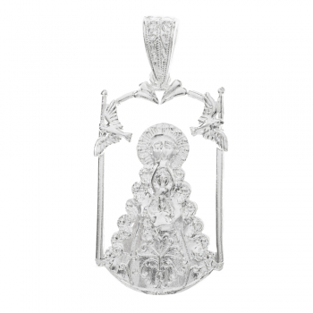 Medalla Virgen del Rocío con palio 2