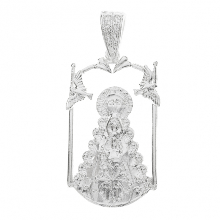 Medalla Virgen del Rocío con palio