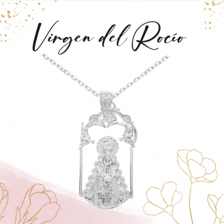 Medalla Virgen del Rocío con palio