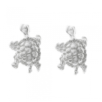 Pendientes tortuga Plata de Ley